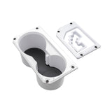 V2 Oversize Cup Holder + Shifter/Shift Gate Trim Rings (2014-2021 Tundra) - WHITE