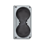 V2 Oversize Cup Holder + Shifter/Shift Gate Trim Rings (2014-2021 Tundra) - LUNAR ROCK