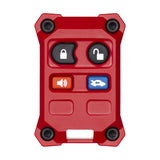 Injection Fob IF033 (Ford 4 Button) - RED