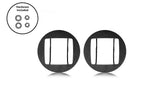 LED Fog Light Pod Replacement Mounting Brackets For 2005-2011 Toyota Tacoma