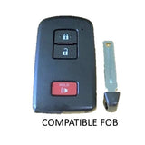 Injection Fob IF014 (V2 Toyota) - ELECTRIC GREEN