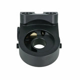 BOOST Products Billet Oil Filter Sandwich Plate Adapter  w/ Thermostat, black anodized