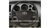 Steering Wheel Emblem Overlay (Select Toyota Models) - VOODOO BLUE - AJT DESIGN