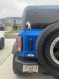 Printed Series US States Ford Bronco Rear Oval Emblem Overlay (Full Print) - 2021-2024 Bronco / Bronco Sport