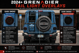 Tail Light Overlays - 2024+ Grenadier