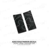 2024+ Land Cruiser 250 Aero Edge Mirror Decals
