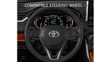Steering Wheel Emblem Overlay (Select Toyota Models) - RED - AJT DESIGN