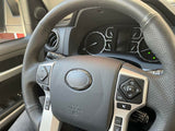 Steering Wheel Emblem Overlay (Select Toyota Models) - BLACK - BLANK