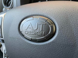 Steering Wheel Emblem Overlay (Select Toyota Models) - RED - AJT DESIGN