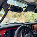 A-Pillar Ball Mount Solution for 2024+ Jeep Wrangler JL & Jeep Gladiator