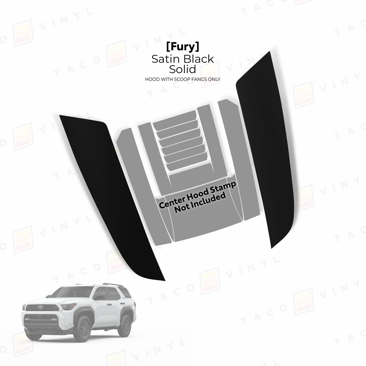 2025+ 4Runner Fury Hood Stamp (Fangs Only) – Overland Expedition Outfitters