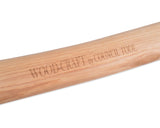 2lb Wood-Craft Pack Axe, 24″ Curved Handle with Leather Mask