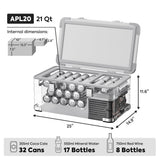 APL20 Light Duty Aluminum Freezer Single Zone | ICECO | 20 LT