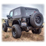 Turn Offroad 07-18 Jeep JK 2 Door Fastback Hardtop 2-Piece White