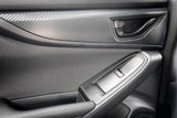 3D Carbon Door Switch Panel Overlays (Front / Rear) - 2022+ Subaru WRX