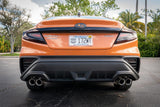 3D Carbon F1 Rear Fog Trim Overlay - 2022+ Subaru WRX