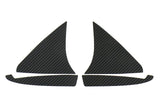 3D Carbon Inner Door Window Triangle Trim Overlays - 2020+ Supra