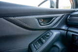 3D Carbon Interior Door Handle Trim Overlay Part 2 - 2022+ Subaru WRX