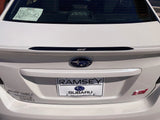 3D Carbon Low Profile OEM Spoiler Protector Accent with Logo - 2015-2021 WRX / STI