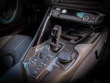 3D Carbon Phone Charger / USB / Cigarette Lighter Tray Overlay - 2020+ Supra