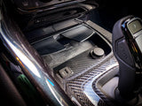 3D Carbon Phone Charger / USB / Cigarette Lighter Tray Overlay - 2020+ Supra