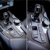 3D Carbon Shifter Trim Panel Overlay - 2020+ Supra