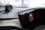 3D Carbon Speedometer Outer Trim Overlays (Rear) - 2022+ WRX