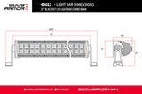 Body Armor 4x4 20" BLACKOUT LED LIGHT BAR COMBO BEAM WITH WIRE HARNESS