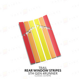 4Runner Rear Window Stripes