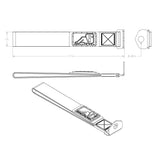 (3rd/4th GEN) Toyota 4Runner Rear Lift Gate Hatch Pull Assist Strap (OD GREEN)
