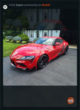 A91 Style Supra Rear Decklid Stripes - 2020+ Supra