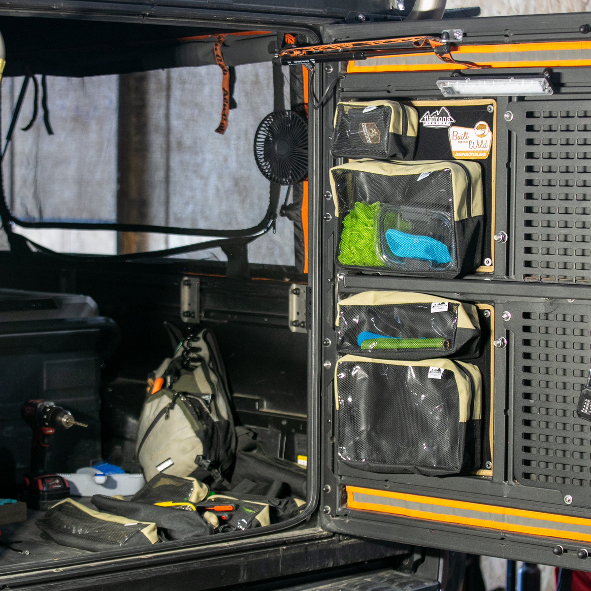 RiPouch™ Alu-Cab Rear Door Storage System – Overland Expedition Outfitters