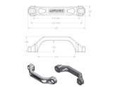 Agency 6 Billet Grab Handles 6" - Pair