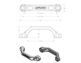 Agency 6 Billet Grab Handles 6" - Pair