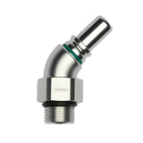 Quick Click - High Flow - Male Fitting to ORB -AN - 45°