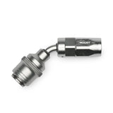 Quick Click Female Hose End -AN - 45°
