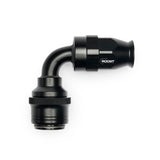 Quick Click Female PTFE Hose End -AN - 90°