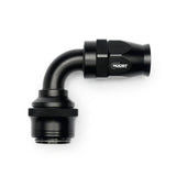 Quick Click Female PTFE Hose End -AN - 90°
