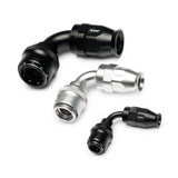 Quick Click Female PTFE Hose End -AN - 90°