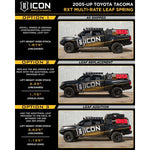 05-UP TACOMA MULTI RATE RXT LEAF PACK W/ ADD IN LEAF - 158505