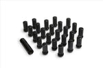 ICON Alloys, Lug Nut Kit, M14 x 1.5, Black, 24 Count with Lug Key