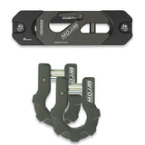 Color Matched Recessed Winch Shackle & Fairlead Kit + 3/4” Extreme Duty Aluminum Shackles (ceramic coated)lifetime warranty