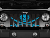 Ahoy Matey Oasis Blue Pirate Flag Grille Insert