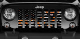 American Orange Camo Grille Insert