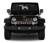 American Orange Camo Grille Insert