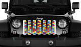Autism Awareness Puzzle Piece Grille Insert