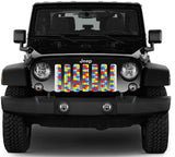 Autism Awareness Puzzle Piece Grille Insert