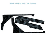 Topographic Upper Door Overlay Kit (Printed Series) - 2021+ Bronco 4 Door