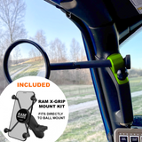 A-Pillar Side Mirror Set For 2024+ Jeep Wrangler JL & Gladiator - CMM Offroad