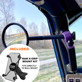 A-Pillar Side Mirror Set For 2024+ Jeep Wrangler JL & Gladiator - CMM Offroad